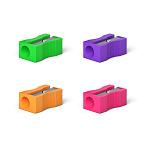 ТОЧИЛКА ПЛАСТ. ERICHKRAUSE UNITY NEON, НА 1 ОТВЕРСТИЕ, АССОРТИ /55/1650/3300/