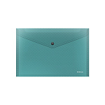 КОНВЕРТ ПЛАСТ. НА КНОПКЕ, A4, ERICHKRAUSE GLOSSY VIVID, 0.18 ММ, ПОЛУПРОЗР. АССОРТИ /12/240/