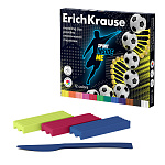 ПЛАСТИЛИН 12 ЦВ, ERICHKRAUSE SPORT DNA, 180 Г. СО СТЕКОМ /6/24/