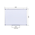 ДОСКА МАГНИТНО-МАРКЕРНАЯ 45*60 СМ, ХАТБЕР, ПОЛОЧКА ДЛЯ АКСЕССУАРОВ /8/