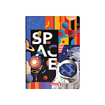 папка с бок. зажимом, еrich кrause® cosmonaut, 0,55 мм, разноцветный /4/60/