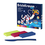 ПЛАСТИЛИН 12 ЦВ. ERICHKRAUSE KIDS SPACE ANIMALS, 216 Г, СО СТЕКОМ, АССОРТИ, К/К /7/6/24/