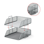 ЛОТОК ГОРИЗ. ERICHKRAUSE STELL, СЕТЧАТЫЙ-МЕТАЛЛ, СЕРЫЙ /4/24/