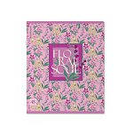 ТЕТРАДЬ 48 Л, А5, КЛ. ERICHKRAUSE FLORAL SOUL, ВЫБ. УФ-ЛАК, ЛАМ. SOFT-TOUCH, MIX-PACK /5/100/