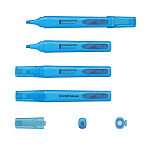 Набор из 4 текстмаркеров с жидкими чернилами ErichKrause Visioline V-14 Liquid Neon, цвет чернил ассорти (в пвх-воллете)