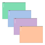 КОНВЕРТ ПЛАСТ. НА МОЛНИИ, A5+, ERICHKRAUSE MATT PASTEL BLOOM ZIP, 0,18 ММ, НЕПРОЗР. АССОРТИ /12/180/