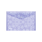 КОНВЕРТ ПЛАСТ. НА КНОПКЕ, A4, ERICHKRAUSE PASTEL DOTS, 0.18 ММ, АССОРТИ /12/240/