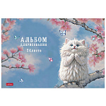 АЛЬБОМ Д/РИС. 24 Л. А4, ХАТБЕР. ПУХЛЯШИ, МАТ. ЛАМ. ТИСНЕНИЕ, НА СКОБЕ /11/55/