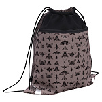 Мешок для обуви ErichKrause с карманом на молнии 500х410мм Night Moth