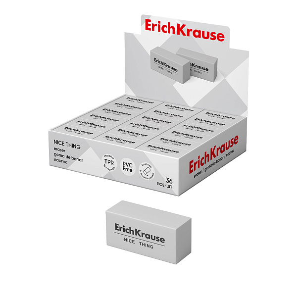 ЛАСТИК ERICHKRAUSE КЛАССИКА, БЕЛЫЙ /36/720/
