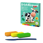 ПЛАСТИЛИН 10 ЦВ. ERICHKRAUSE BABY, 200 Г, С АЛОЭ ВЕРА, НА РАСТ. ОСНОВЕ, СО СТЕКОМ /8/32/
