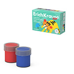 Гуашь пальчиковая ErichKrause Baby с Алоэ Вера, 6 цветов по 20 мл (в коробке 6 шт)