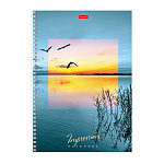 ТЕТРАДЬ 80 Л, А4, КЛ, ХАТБЕР. IMPRESSIONS, ВЫБ. ЛАК, НА ГРЕБНЕ /24/