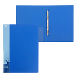 ПАПКА С ПРУЖИН. ЗАЖИМОМ БЮРОКРАТ, 0,7 ММ, СИНЯЯ /30/150//816869/РФ