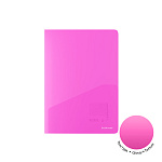 УГОЛОК А4. ПЛАСТ. ERICHKRAUSE GLOSSY NEON, 0,18 ММ, 2 КАРМАНА, ПОЛУПРОЗР. АССОРТИ /12/324/ РФ