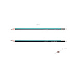 КАРАНДАШ Ч/Г ERICHKRAUSE SONATA, HB, ТРЕХГРАН. С ЛАСТИКОМ, ЗАТОЧЕН. АССОРТИ 45705 /12/144/2880/