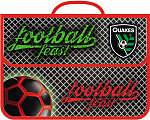 ПАПКА ДЕТСКАЯ, А4, ПЧЕЛКА. FOOTBALL FEAST, ПЛАСТ. С РУЧКАМИ, НА ЛИПУЧКЕ /30/