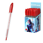 РУЧКА ШАР. ERICHKRAUSE U-108 CLASSIC STICK 1.0 ULTRA GLIDE TECHNOLOGY, КРАСНЫЙ /50/200/2400/