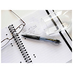 РУЧКА ШАР. АВТ. UNI POWERTANK, 1,0, СИНИЙ /12/