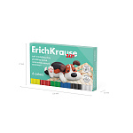 ПЛАСТИЛИН 06 ЦВ, ERICHKRAUSE BABY, 78 Г, ВОСКОВОЙ, МЯГКИЙ, СО СТЕКОМ, АССОРТИ, К/К /8/48/
