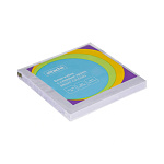 БЛОК Д/ЗАПИСИ 76*76 ММ, 100Л, ATTACHE BRIGHT COLOURS, ФИОЛЕТОВЫЙ /