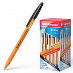 РУЧКА ШАР. ERICH KRAUSE® R-301 ORANGE 0,7 STICK, ЧЕРНЫЙ /50/400/3200/