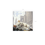 БЛОК Д/ЗАПИСИ 75*75 ММ, 50Л. ERICHKRAUSE BIG CITY CATS, БУМАГА, АССОРТИ /24/384/