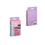 КАЛЬКУЛЯТОР 08 РАЗР. ERICHKRAUSE PC-101 PASTEL, КАРМАННЫЙ, РОЗОВЫЙ /40/80/