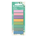 ЗАКЛАДКИ 12*45 ММ ERICHKRAUSE PASTEL BLOOM, 08ЦВ/20Л, ПЛАСТ. АССОРТИ /24/288/