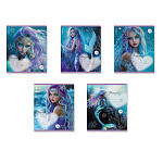 ТЕТРАДЬ 24 Л, ЛИН. ERICHKRAUSE АКВАМАРИН, ВЫБ. УФ-ЛАК, ГЛИТТЕР, МИКС /10/160/