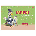 АЛЬБОМ Д/РИС. 32 Л. А4, ХАТБЕР. GUSSI, ТИСН. НА СКОБЕ /9/45/