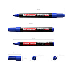 МАРКЕР ПЕРМ. ERICHKRAUSE Р-300, СКОШЕННЫЙ, СИНИЙ /12/144/864/