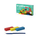 ПЛАСТИЛИН 06 ЦВ. ERICHKRAUSE BABY, 120 Г, С АЛОЭ ВЕРА, НА РАСТ. ОСНОВЕ, СО СТЕКОМ /8/48/ РФ