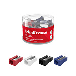 ТОЧИЛКА ПЛАСТ. ERICHKRAUSE ЛЕГКАЯ ЗАТОЧКА, КЛАССИКА, АССОРТИ, ТУБУС /60/1080/