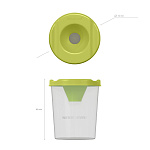 Стакан-непроливайка ErichKrause Neon Solid, желтый