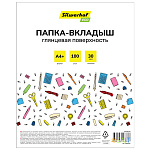 ФАЙЛ-ВКЛАДЫШ А4+, SILWERHOF ЭКО, 30 МКМ, ГЛЯНЦ. 100ШТ/УПАК /40/2063034/РФ