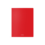 ПАПКА С ПРУЖИН. ЗАЖИМОМ ERICHKRAUSE MATT CLASSIC, 0,4 ММ, КРАСНЫЙ /4/60/ РФ