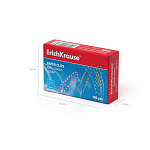 СКРЕПКИ 33 ММ/100 ШТ. ERICHKRAUSE ZEBRA, ПОЛОСАТЫЕ /24/144/