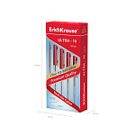 РУЧКА ШАР. ERICHKRAUSE ULTRA-10 STICK CLASSIC 0.7 SUPER GT, МЕТАЛ. НАКОН. КРАСНЫЙ /12/144/1728/