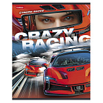 ТЕТРАДЬ 48 Л, А5, КЛ, ХАТБЕР, CRAZY RACING, НА СКОБЕ /5/100/
