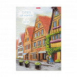 БУМАГА Д/АКВАРЕЛИ А3, 10 Л, ERICH KRAUSE® PROMENADE, В ПАПКЕ, БЕЛЫЙ /30/