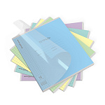 ТЕТРАДЬ 18 Л, КЛ. ERICHKRAUSE КЛАССИКА COVERPRO GLOSSY, ПЛАСТ. ОБЛ. НА СКОБЕ, MIX-PACK /10/200/