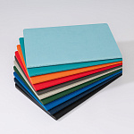 БЛОКНОТ 48 Л, А5, PORTOBELLO CORSA SLIM. ИСК. КОЖА, ГИБКАЯ ОБЛ. СВЕТЛО-СЕРЫЙ /