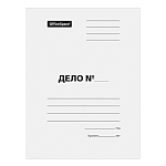 СКОРОСШИВАТЕЛЬ БУМ. А4, 380 Г/М, ДЕЛО. OFFICE SPACE, БЕЗ ЗАМКА, ДО 200 Л, МЕЛ. /150/