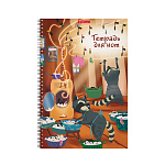 ТЕТРАДЬ ДЛЯ НОТ 24 Л, А4, ERICHKRAUSE НОТЫ-ЕНОТЫ, ВЕРТ. НА СПИРАЛИ /5/40/ РФ