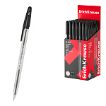 РУЧКА ШАР. ERICHKRAUSE R-301 CLASSIC 1,0 STICK, ЧЕРНЫЙ /50/400/
