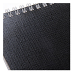 БЛОКНОТ 80 Л, А5, КЛ, ХАТБЕР. METALLIC, БУМВИНИЛ, ЧЕРНЫЙ, НА ГРЕБНЕ /4/56/