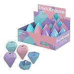ТОЧИЛКА ПЛАСТ. ERICHKRAUSE DIAMOND, PASTEL, С КОНТЕЙНЕРОМ, АССОРТИ, ДИСПЛЕЙ /12/192/