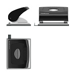 ДЫРОКОЛ ДО 20 Л. ERICHKRAUSE ELEGANCE, ЧЕРНЫЙ /12/72/