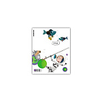 Набор пластиковых обложек ErichKrause Приключения Пети и Волка, для тетрадей и дневников, 212х347мм, 80 мкм, ассорти (пакет 12 шт.)